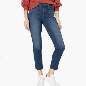 William Rast High Rise Straight Cropped Jeans